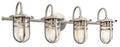 KICHLER 45134NI Caparros 4 Light Vanity Light Brushed Nickel