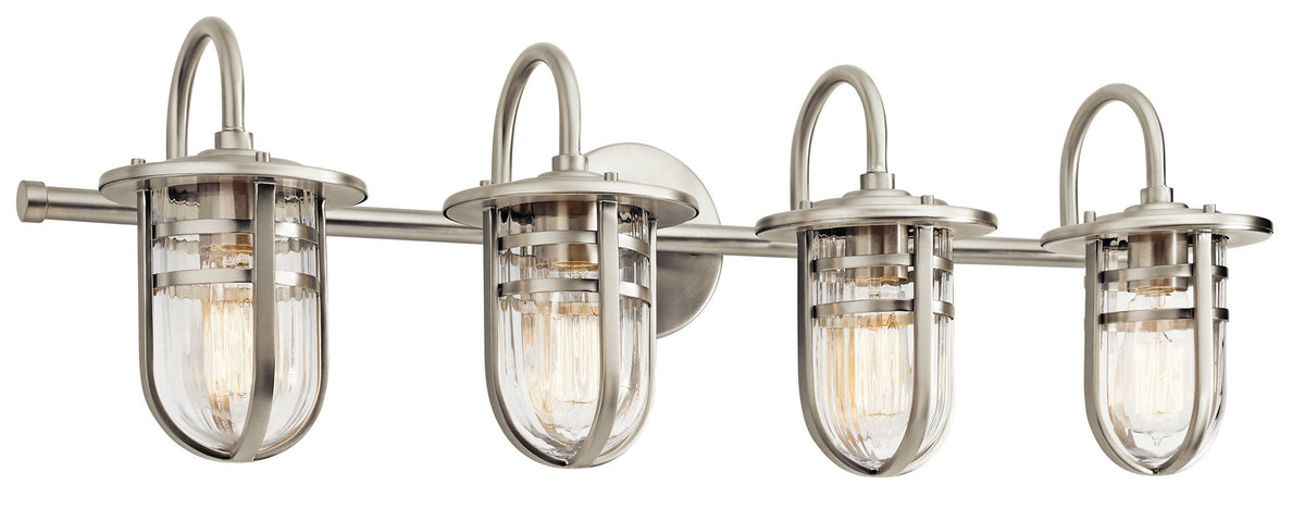 KICHLER 45134NI Caparros 4 Light Vanity Light Brushed Nickel