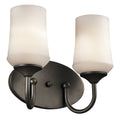KICHLER 45569OZ Aubrey 2 Light Vanity Light Olde Bronze