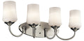 KICHLER 45571NI Aubrey 4 Light Vanity Light Brushed Nickel