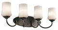 KICHLER 45571OZ Aubrey 4 Light Vanity Light Olde Bronze