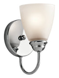 KICHLER 45637CH Jolie 1 Light Wall Sconce Chrome