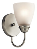 KICHLER 45637NI Jolie 1 Light Wall Sconce Brushed Nickel