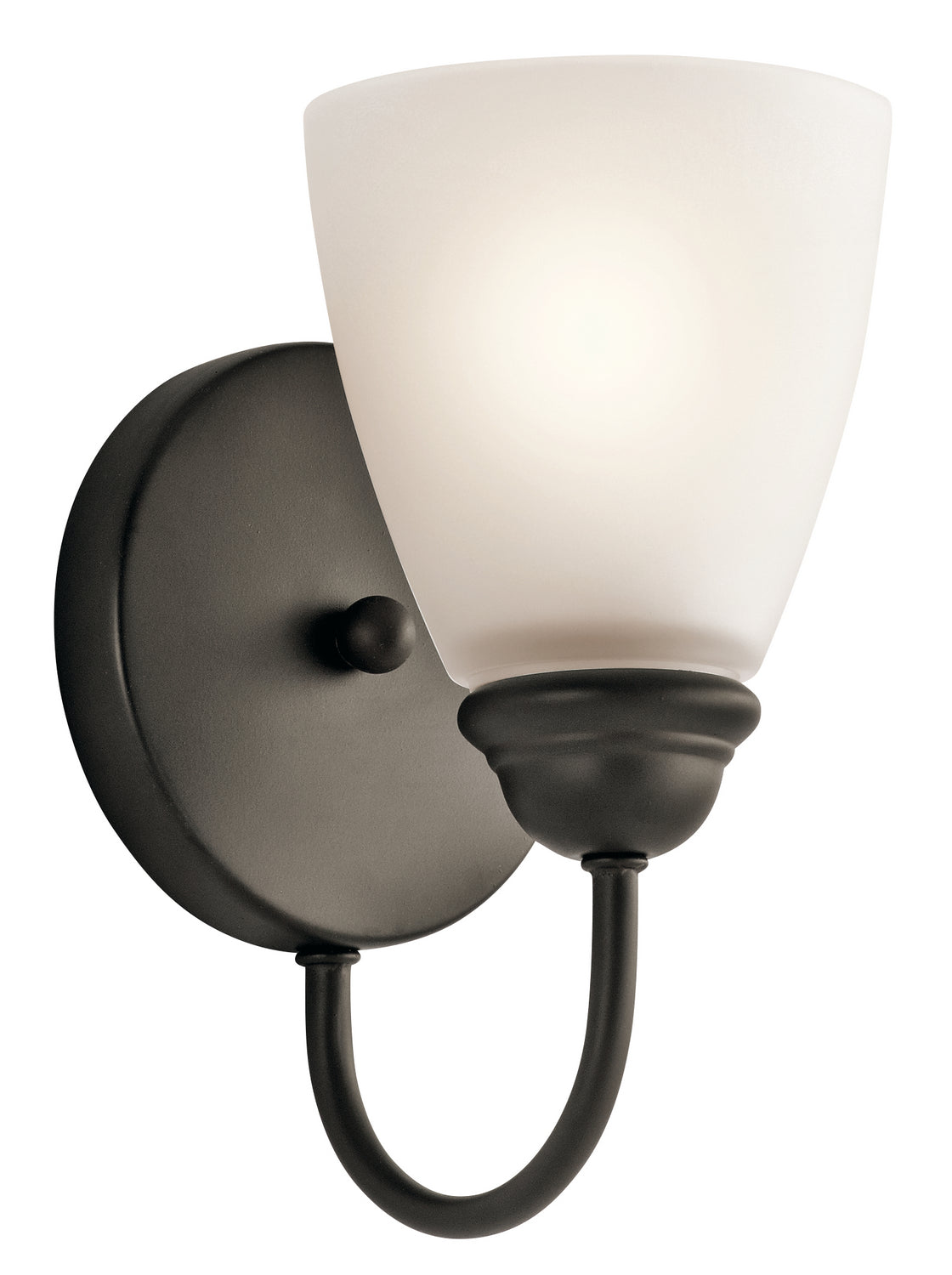 KICHLER 45637OZ Jolie 1 Light Wall Sconce Olde Bronze