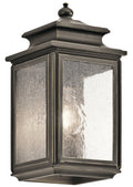 KICHLER 49501OZ Wiscombe Park 12.25" 1 Light Wall Light Olde Bronze