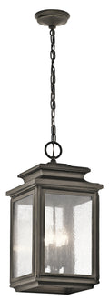 KICHLER 49505OZ Wiscombe Park 4 Light Pendant Olde Bronze