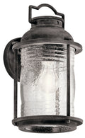 KICHLER 49570WZC Ashland Bay 13.5" 1 Light Wall Light Weathered Zinc