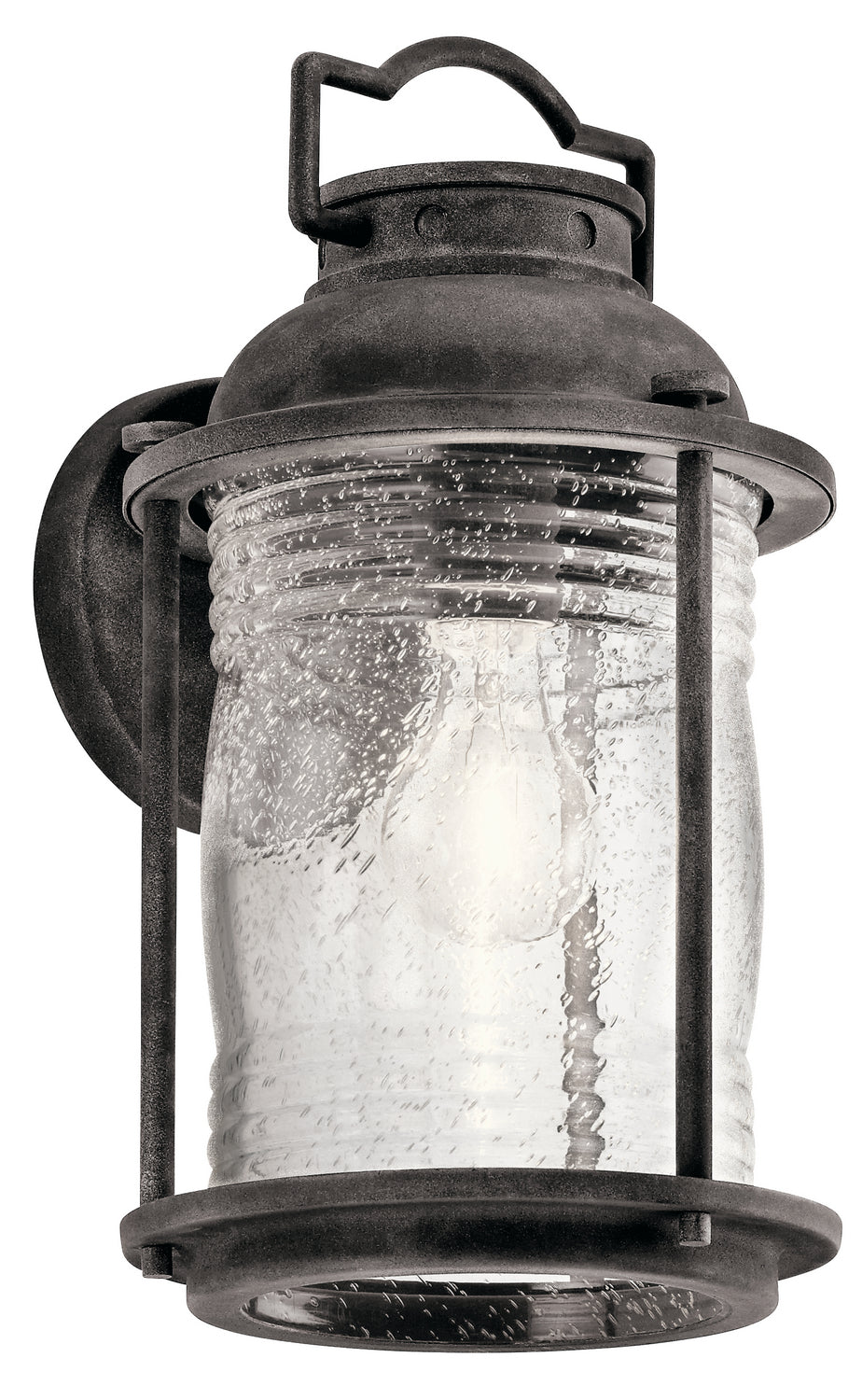 KICHLER 49570WZC Ashland Bay 13.5" 1 Light Wall Light Weathered Zinc