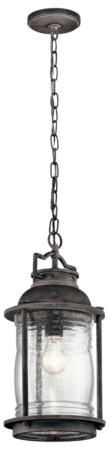 KICHLER 49572WZC Ashland Bay 1 Light Pendant Weathered Zinc