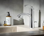 MOEN 6170 Glyde One-Handle Bathroom Sink Faucet - Chrome