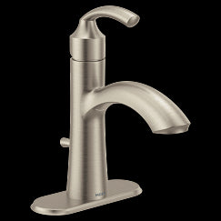 MOEN 6170BN Glyde  One-Handle Bathroom Faucet In Brushed Nickel