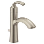 MOEN 6170BN Glyde One-Handle Bathroom Sink Faucet - Brushed Nickel