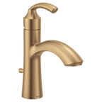 MOEN 6170BZG Glyde One-Handle Bathroom Sink Faucet - Bronzed Gold