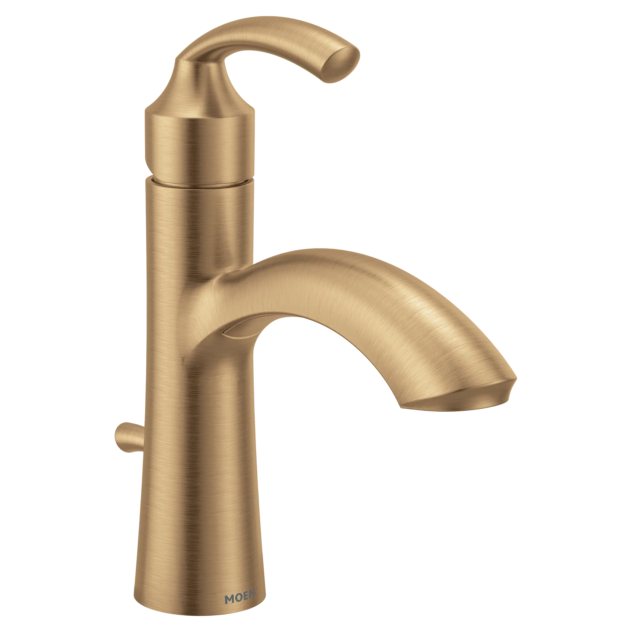 MOEN 6170BZG Glyde One-Handle Bathroom Sink Faucet - Bronzed Gold