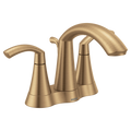 MOEN 6172BZG Glyde Two-Handle Centerset Bathroom Sink Faucet - Bronzed Gold
