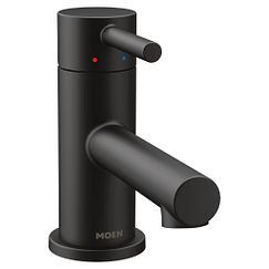 MOEN 6191BL Align One-Handle Low Profile Bathroom Sink Faucet - Matte Black