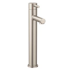 MOEN 6192BN Align One-Handle High Arc Vessel Bathroom Faucet - Brushed Nickel