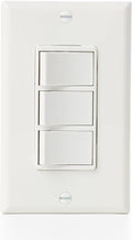 PANASONIC FV-WCSW41-W 4 Function Wall Switch On/Off, For model FV-11VHL2 (heat/vent/light/night-light), White.