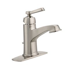 MOEN 6200SRN Boardwalk One-Handle Bathroom Sink Faucet - Spot Resist Brushed Nickel