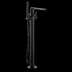 MOEN 620BL Greenfield  One-Handle Tub Filler Includes Hand Shower In Matte Black