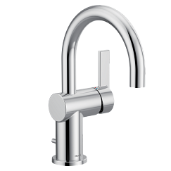 MOEN 6221 Cia One-Handle Bathroom Sink Faucet - Chrome
