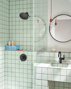 MOEN S6320BL Velocity Two-Function 8" Diameter Spray Head Rainshower - Matte Black