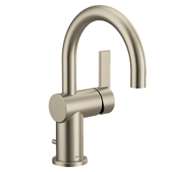 MOEN 6221BN Cia One-Handle Bathroom Sink Faucet - Brushed Nickel