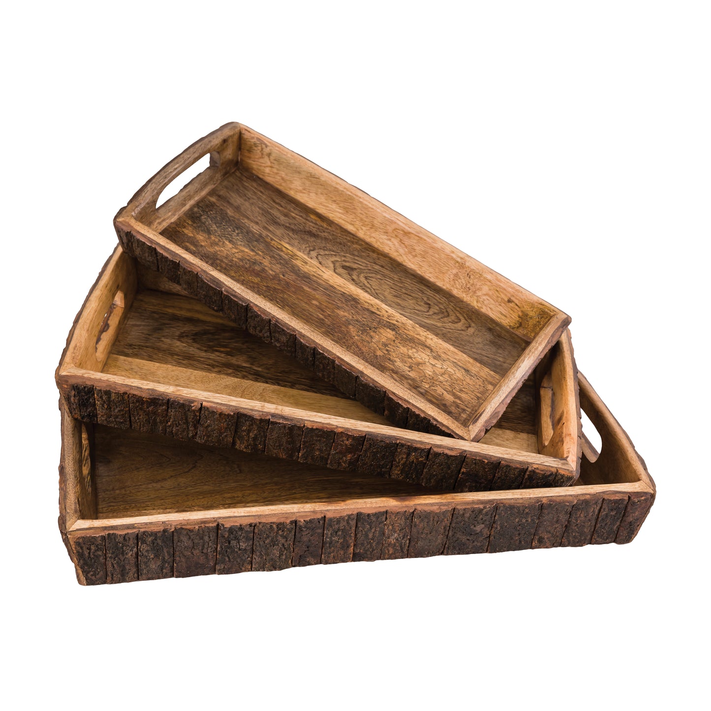 ELK STUDIO 623509 Hollingsworth Tray - Set of 3 Natural