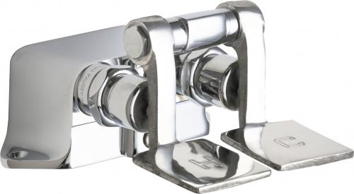 Chicago Faucets 625-Abcp Floor Mtd Double Pedal