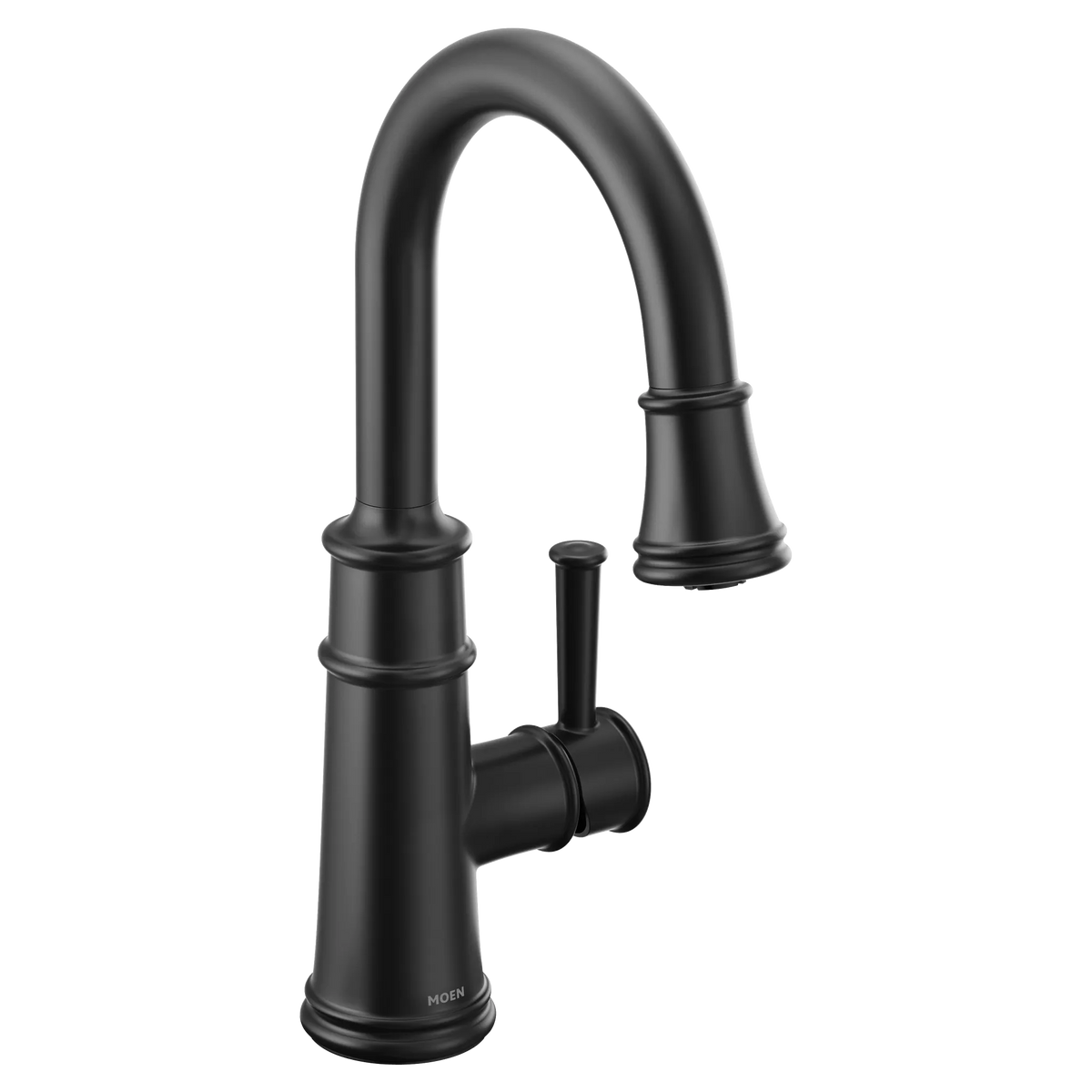 MOEN 6260BL Belfield One-Handle Pulldown Bar Faucet - Matte Black