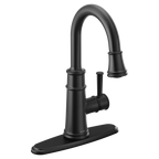 MOEN 6260BL Belfield One-Handle Pulldown Bar Faucet - Matte Black