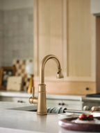 MOEN 6260BZG Belfield One-Handle Pulldown Bar Faucet - Bronzed Gold