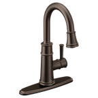 MOEN 6260ORB Belfield One-Handle Pulldown Bar Faucet - Oil Rubbed Bronze