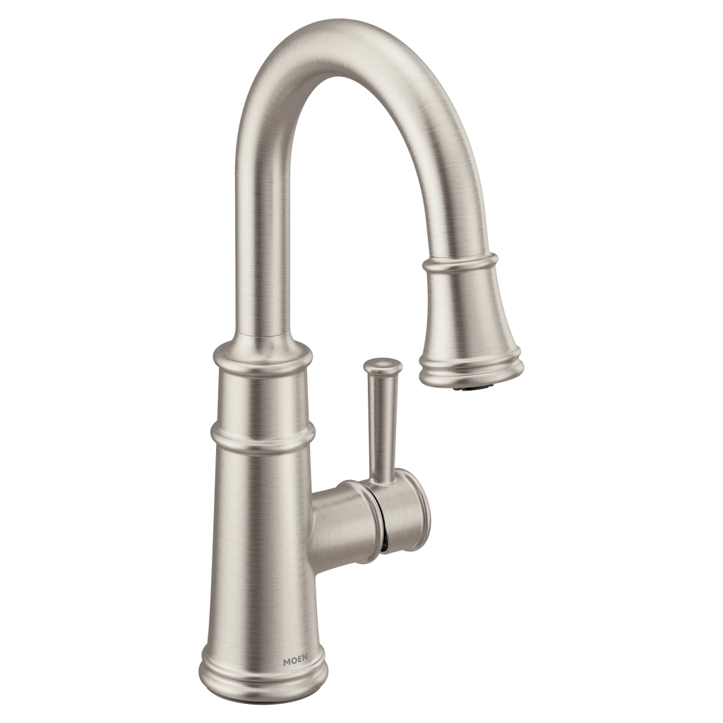 MOEN 6260SRS Belfield One-Handle Pulldown Bar Faucet - Spot Resist Stainless