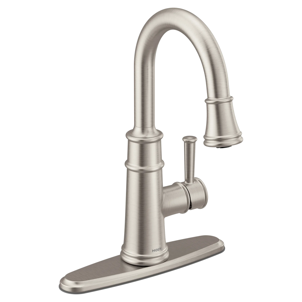 MOEN 6260SRS Belfield One-Handle Pulldown Bar Faucet - Spot Resist Stainless