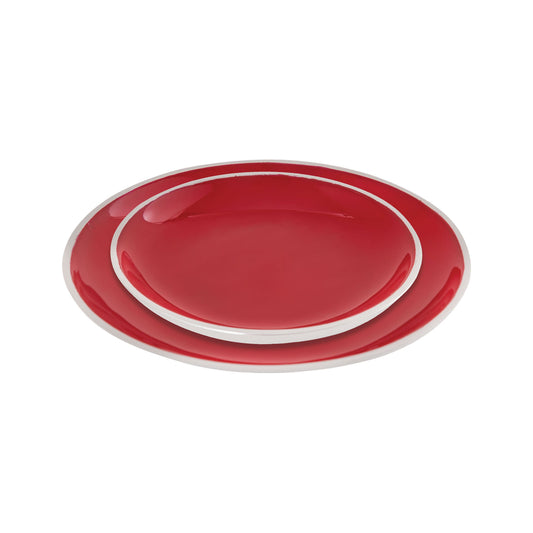 ELK STUDIO 626791 Cerise Plates (Set of 2)