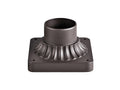 KICHLER 9592AZ 5.75" X 3.5" Pedestal Mount Architectural Bronze