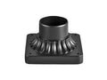 KICHLER 9592BK 5.75" X 3.5" Pedestal Mount Black