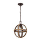 ELK SHOWROOM 63063-1 Natural Rope 12'' Wide 1-Light Mini Pendant - Oil Rubbed Bronze