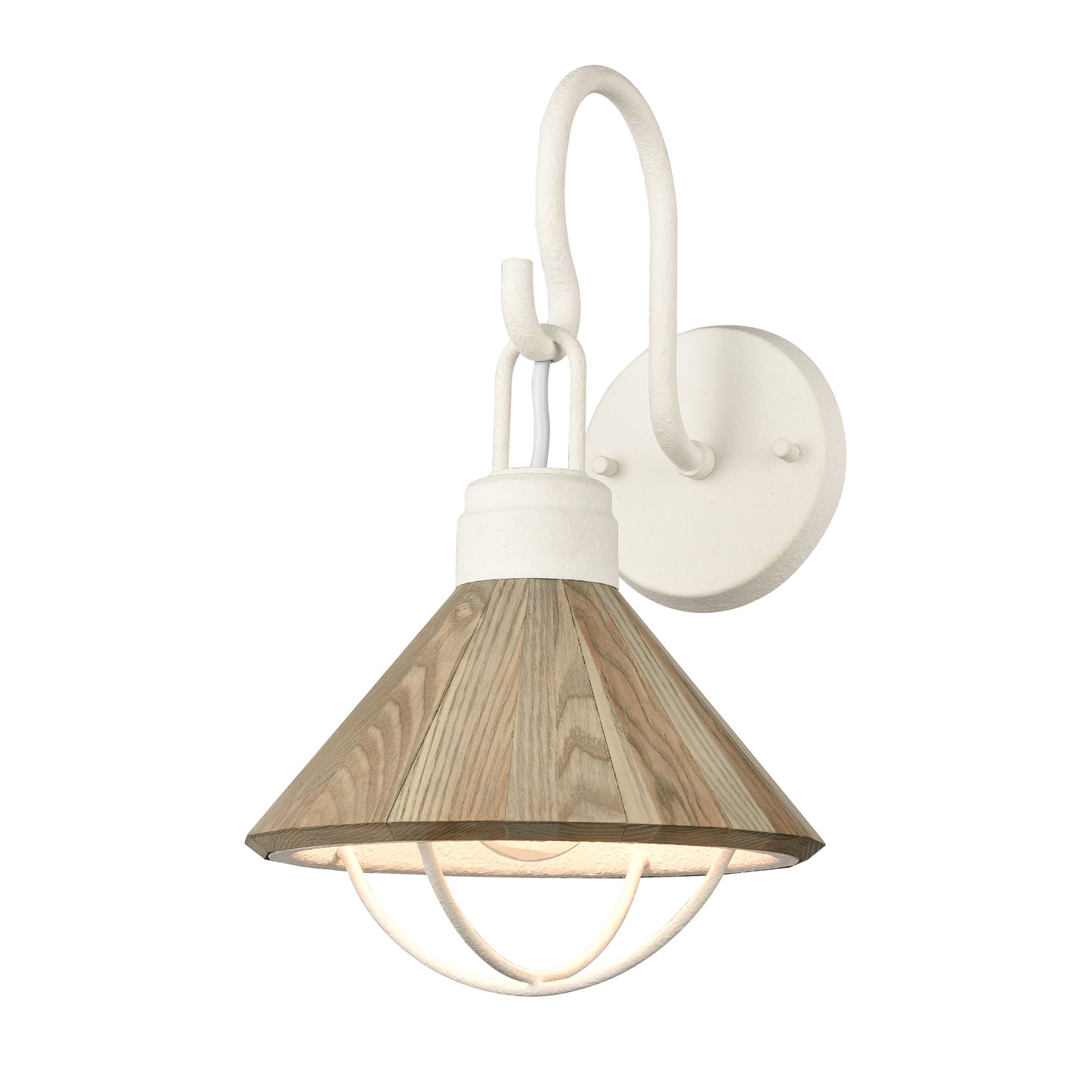 ELK SHOWROOM 63154/1 Cape May 15.5'' High 1-Light Sconce - White Coral