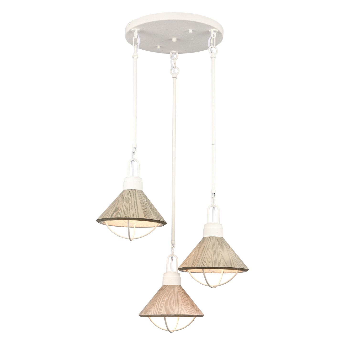 ELK SHOWROOM 63158/3 Cape May 21'' Wide 3-Light Pendant - White Coral