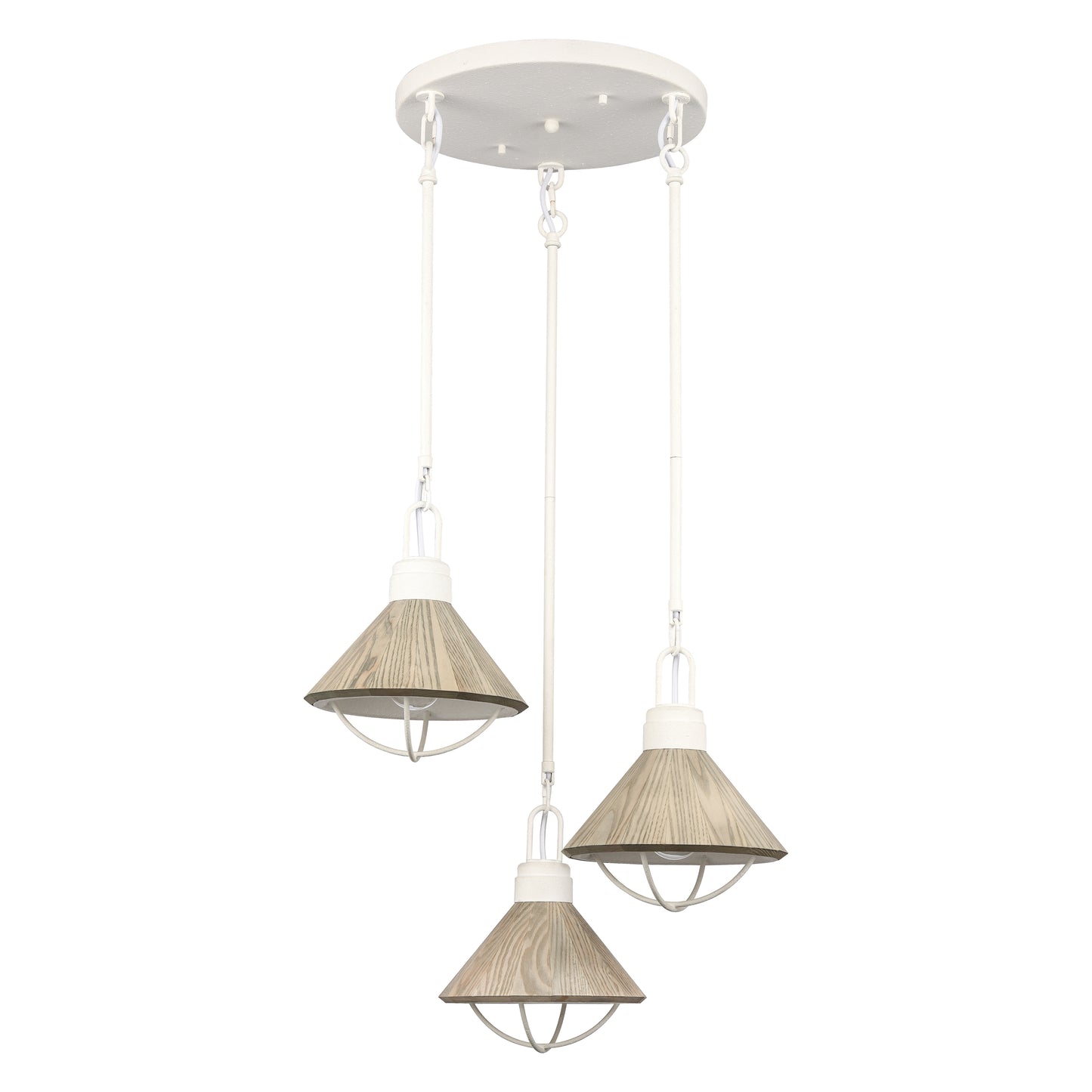 ELK SHOWROOM 63158/3 Cape May 21'' Wide 3-Light Pendant - White Coral