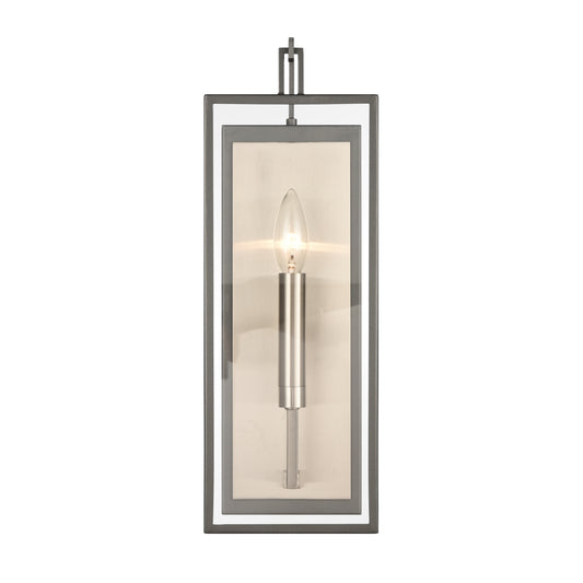 ELK SHOWROOM 63214/1 Gianni 17'' High 1-Light Sconce - Dark Gray