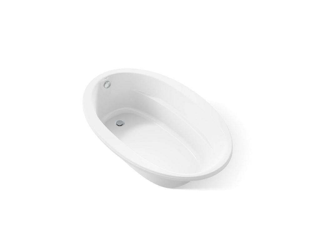 KOHLER K-6346-0 Sunward 66" X 42" Drop-In Bath - White