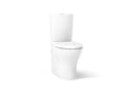KOHLER K-6355-0 Persuade Curv Two-Piece Elongated Toilet With Skirted Trapway, Dual-Flush - White