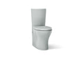 KOHLER K-6355-95 Persuade Curv Two-Piece Elongated Toilet With Skirted Trapway, Dual-Flush - Ice Grey