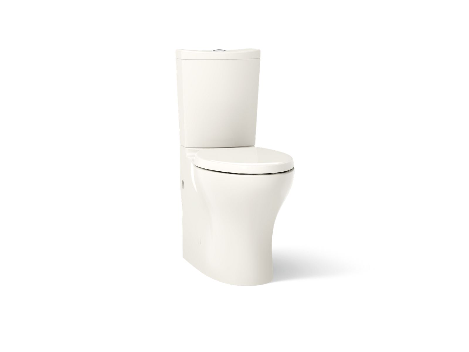 KOHLER K-6355-96 Persuade Curv Two-Piece Elongated Toilet With Skirted Trapway, Dual-Flush - Biscuit