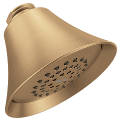 MOEN Bronzed gold one-function 3.75" diameter spray head standard - Bronzed Gold, 6370BZG