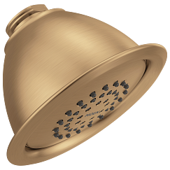 MOEN Bronzed gold one-function 4" diameter spray head standard - Bronzed Gold, 6371BZG
