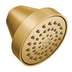 MOEN 6399EPBG One-Function 3 5/8" Diameter Spray Head Eco-Performance Showerhead - Brushed Gold
